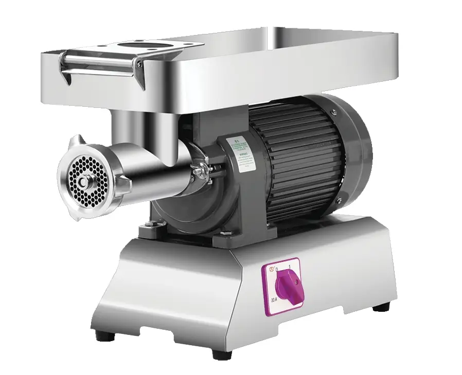32 New Stainless Steel Meat Grinder Mixer High Production Low Noise Meat Mincer 340kg/h Capacity — view 1