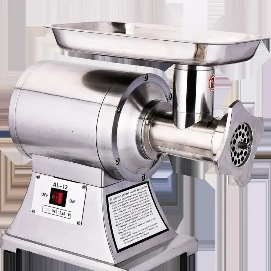 New High-Power Commercial Meat Grinder Small Electric Household Meat Mincer for Sausage Stuffer and Meat Shops — image 2