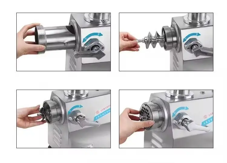 New Electric Meat Grinder 250KG/h Capacity for Chicken Beef Pork Sausage and Vegetable Spicy Grinding — image 2