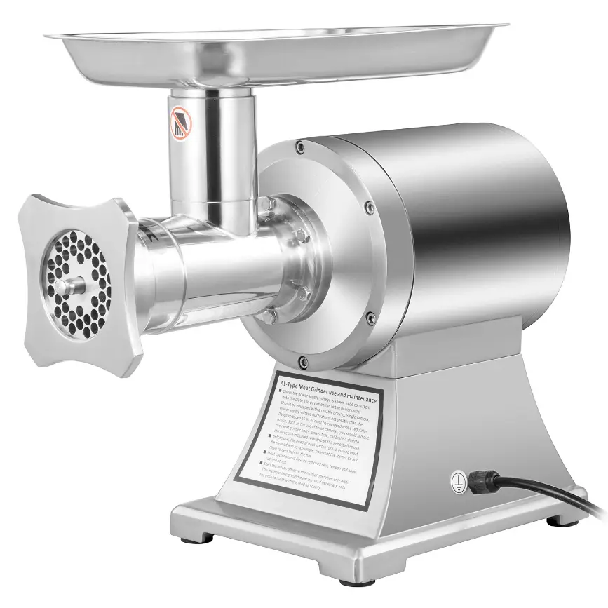 New 1100W Commercial AL-22 Model Meat Grinder & Mincer Electric 2-in-1 Sausage Stuffer with 300kg/h Capacity — image 6