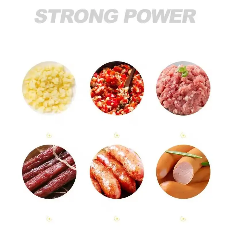 New Electric Meat Grinder 250KG/h Capacity for Chicken Beef Pork Sausage and Vegetable Spicy Grinding — image 4