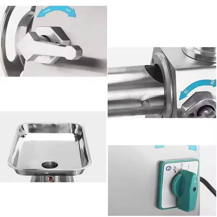 New Electric Meat Grinder 250KG/h Capacity for Chicken Beef Pork Sausage and Vegetable Spicy Grinding — image 6