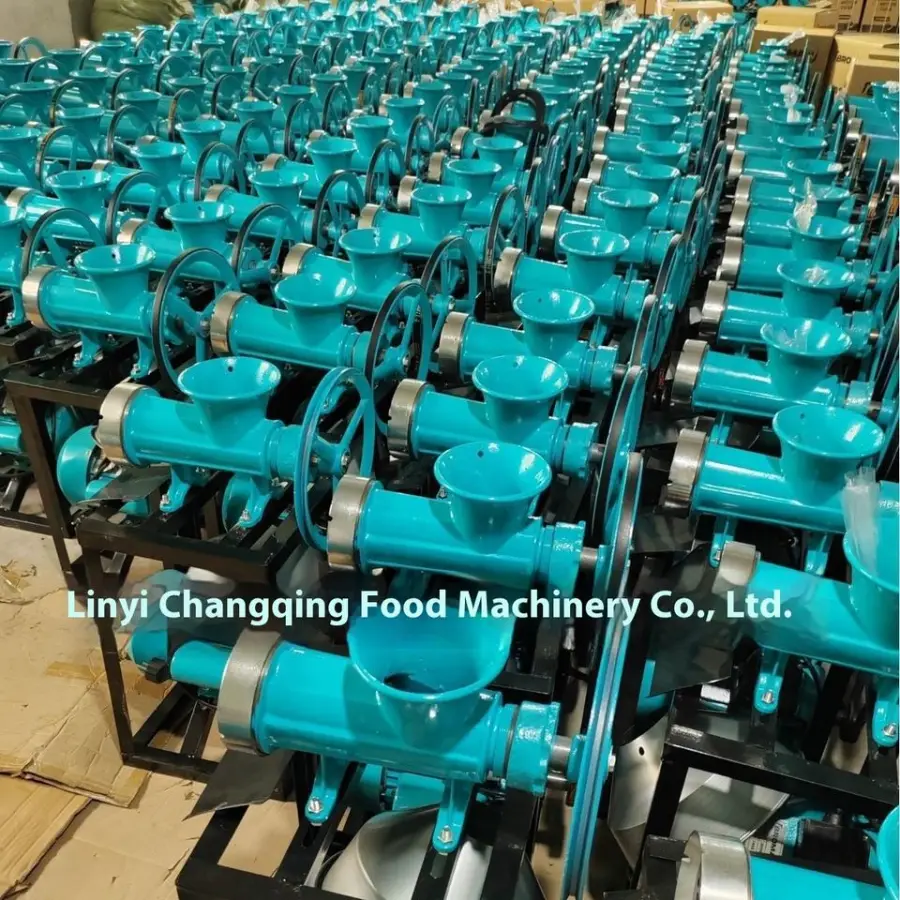 Direct Factory Sale New Split Electric Meat Grinder with Spray Plastic Motor & Rack — image 4