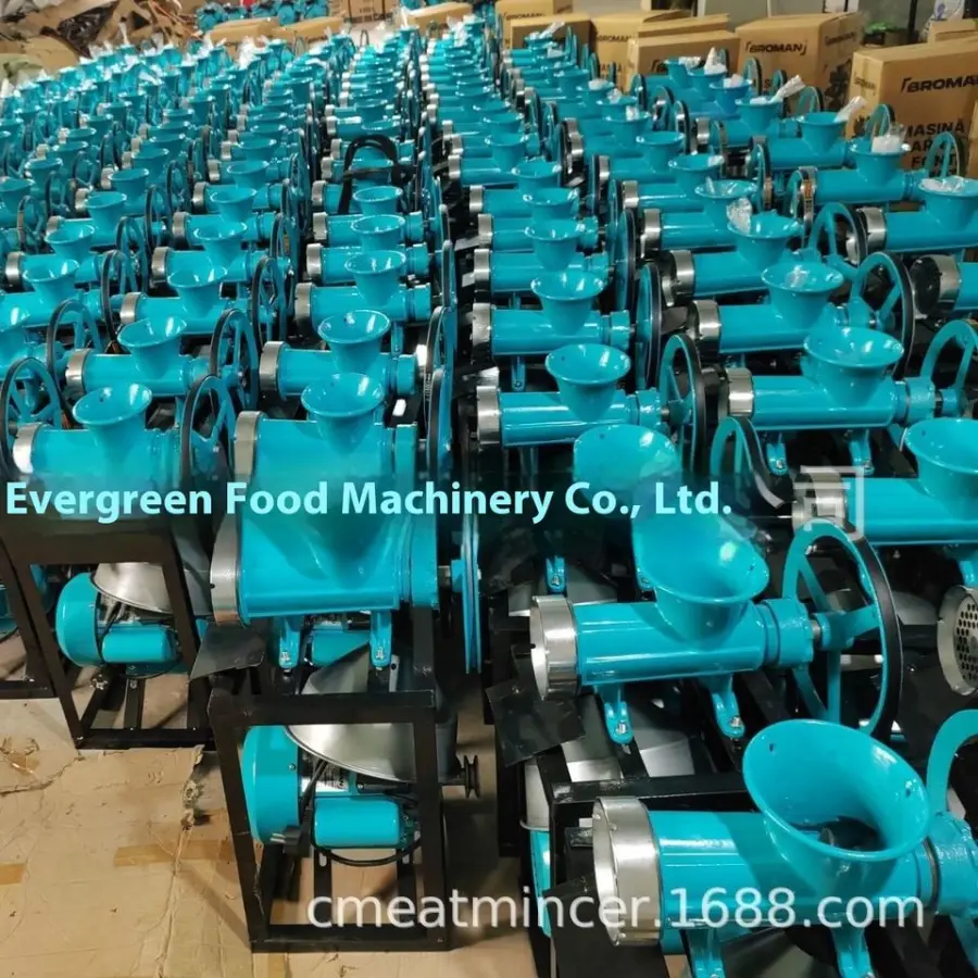 Direct Factory Sale New Split Electric Meat Grinder with Spray Plastic Motor & Rack — image 5