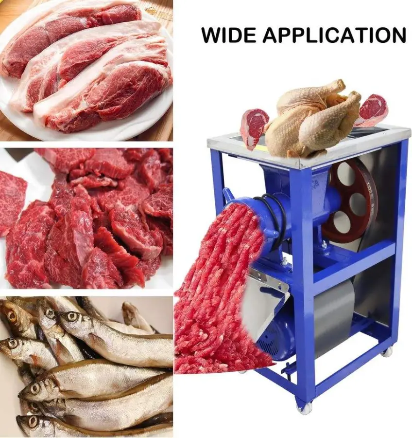 CHANG QING New 42 Bone Crusher Meat Grinder 220V Electric Motor Automatic Mincer Chopper Machine 200-230KG/H Vegetable Poultry — image 7