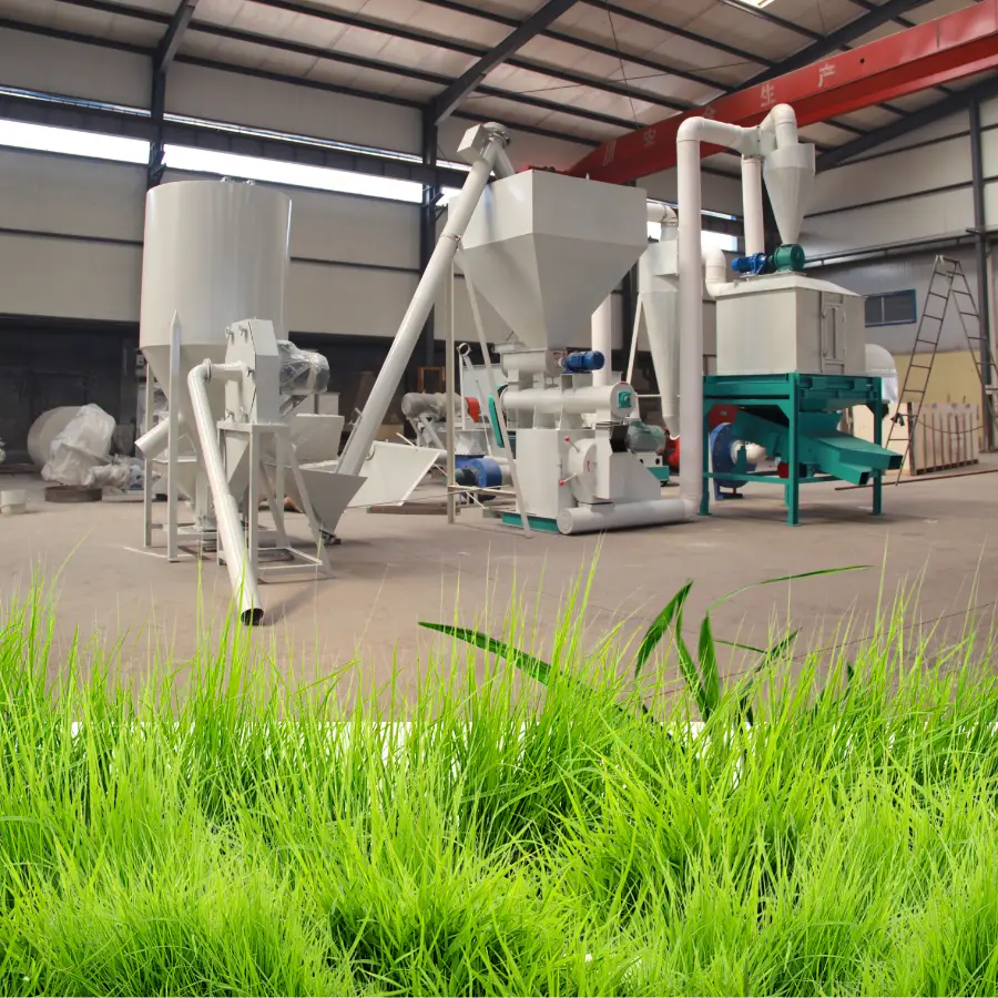 New Stable Hot Sale Small Capacity Animal Feed Production Line 3-4 Ton/h Easy to Operate Feed Pellet Making Processing Plant — image 4