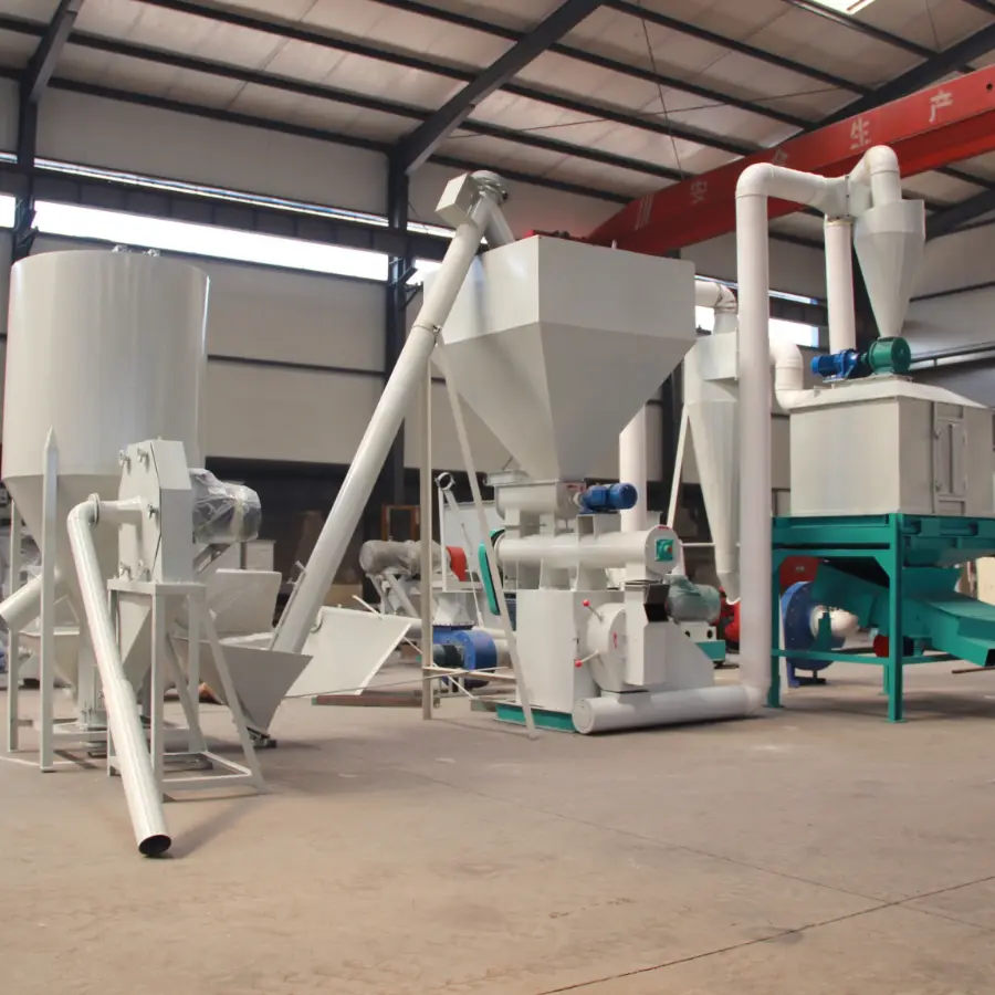 New Stable Hot Sale Small Capacity Animal Feed Production Line 3-4 Ton/h Easy to Operate Feed Pellet Making Processing Plant — image 5
