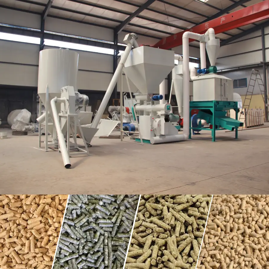 New Factory Price Hot Sale High Efficiency Low Cost Animal Feed Pellet Production Line 0.5-1 Ton/Hour for Chicken Farm — image 2