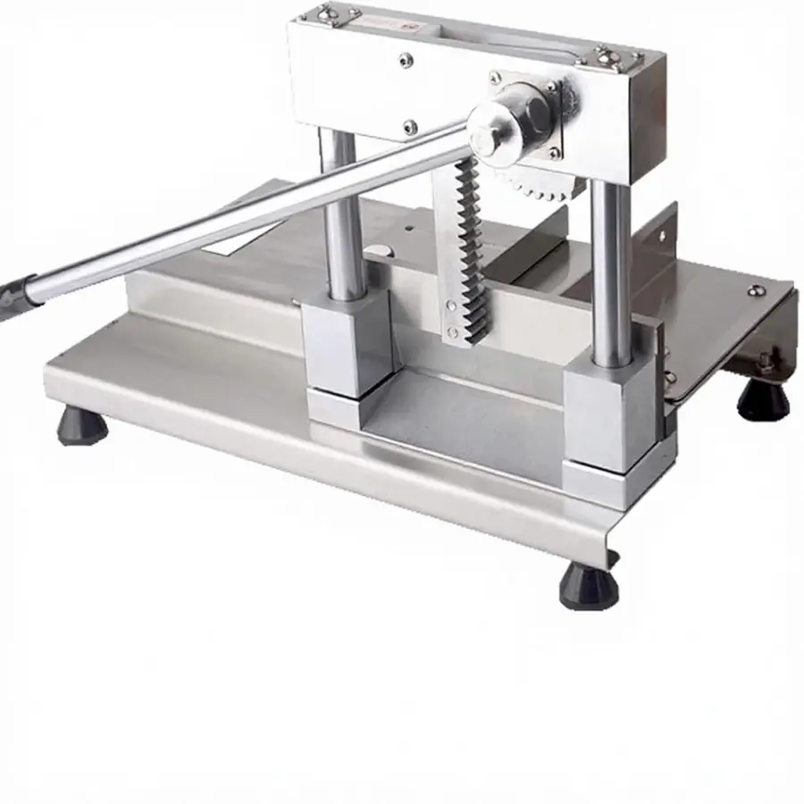 New Manual Bone Meat Slicer 25 cm Stainless Steel Bone Cutter Machine Rib Fish Chicken Beef Home Commercial Use 1 Year W — view 1