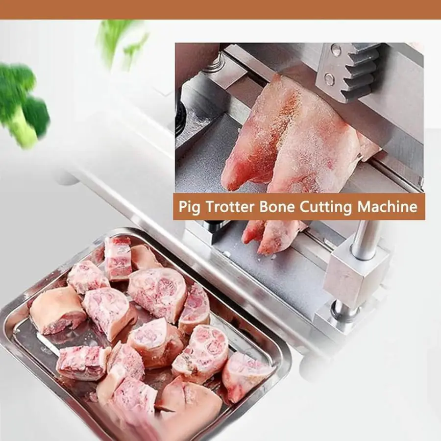 New Manual Bone Meat Slicer 25 cm Stainless Steel Bone Cutter Machine Rib Fish Chicken Beef Home Commercial Use 1 Year Warranty — image 4