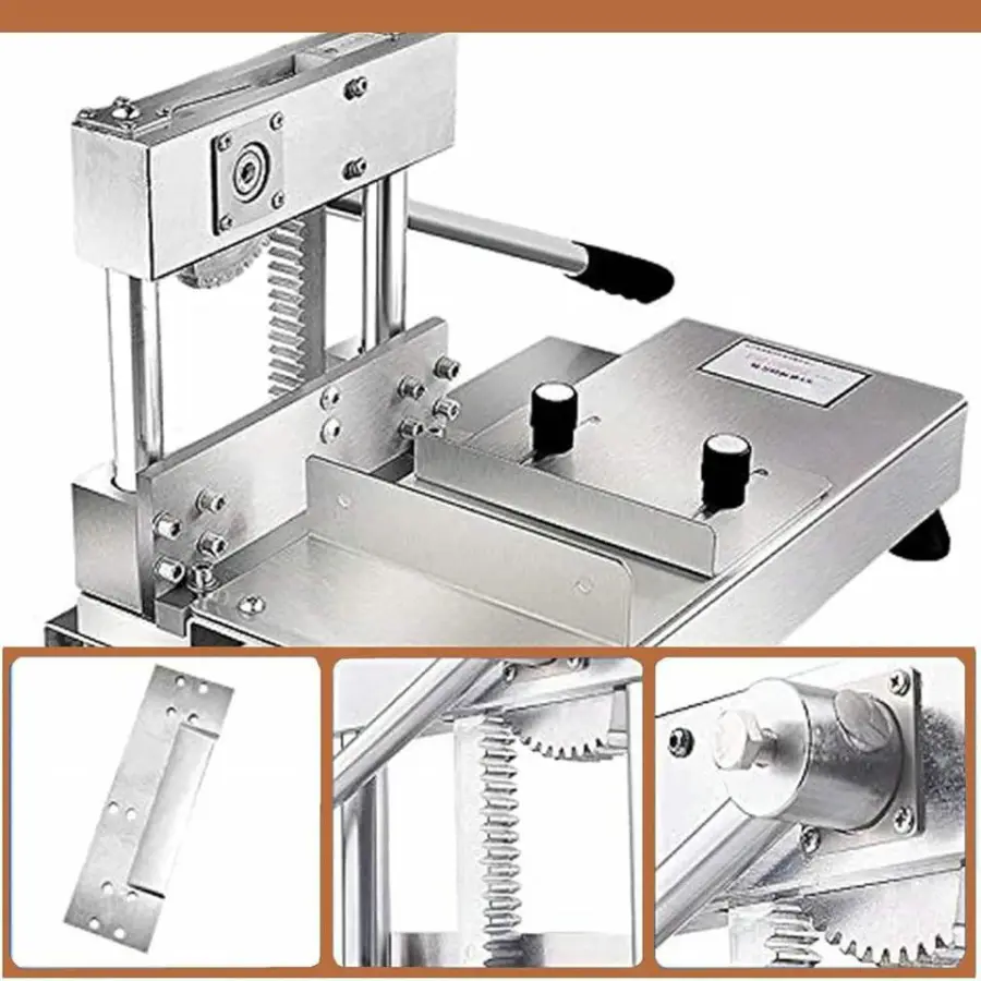 New Manual Bone Meat Slicer 25 cm Stainless Steel Bone Cutter Machine Rib Fish Chicken Beef Home Commercial Use 1 Year Warranty — image 6