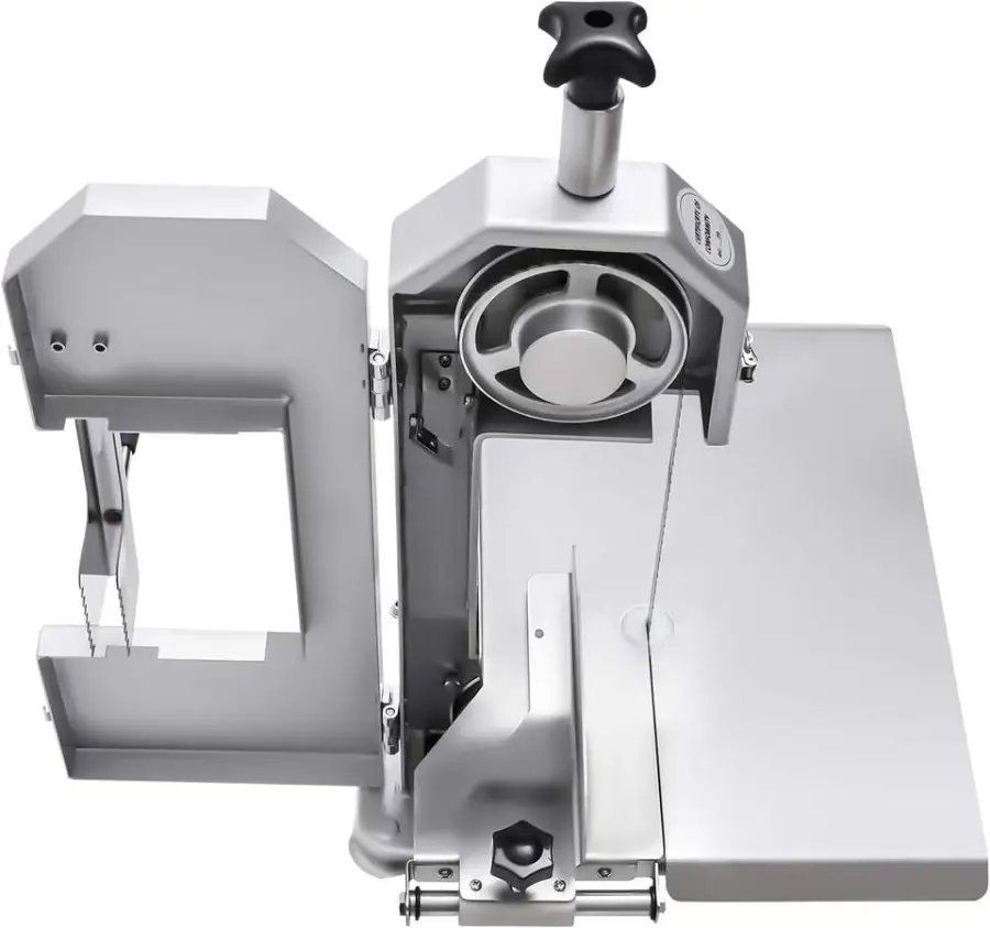 New 650W 110V Commercial Electric Bone Saw Frozen Meat Cutter & Band Saw Tabletop with Motor for Farm Use Chicken Fish Beef — image 5