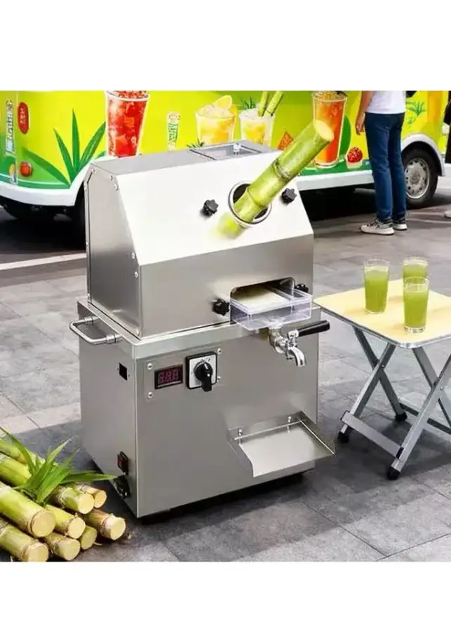 Commercial Long Life Time Sugarcane Juicer Machine Automatic Pulp Ejection 500-1000ml Capacity 350W Power for Beverage S — view 2