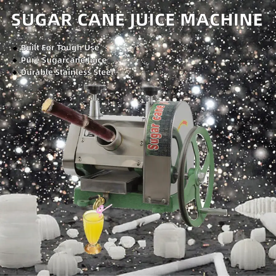 New CHANG QING Stainless Steel Sugar Cane Mill & Production Line 220V 1 Year Warranty 370W Restaurant Use for Juice — view 2