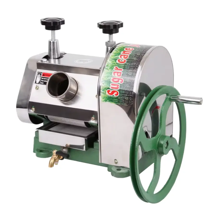 Industrial Commercial Manual Sugarcane Juice Extractor Press Machine Stainless Steel Anti-Drip Design 1 L/min — view 1