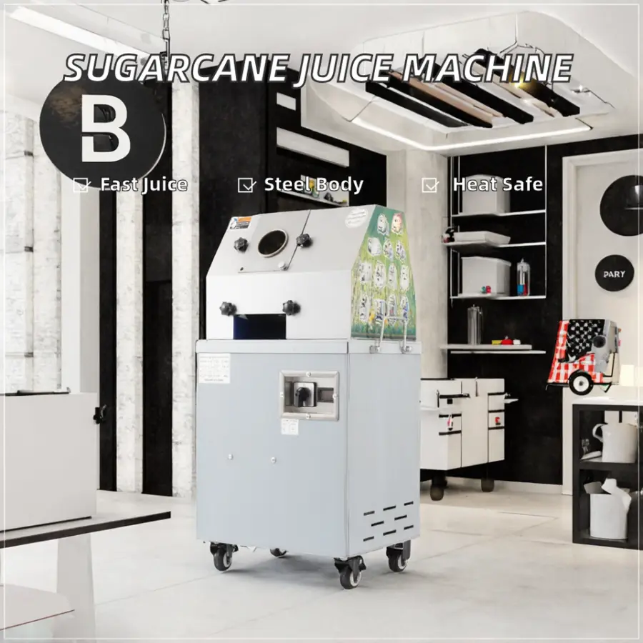 Commercial Electric Centrifugal Sugarcane Juicer Stainless Steel 5L Capacity 1.5L/min Output 750W Power 1 Year Warranty for — image 3
