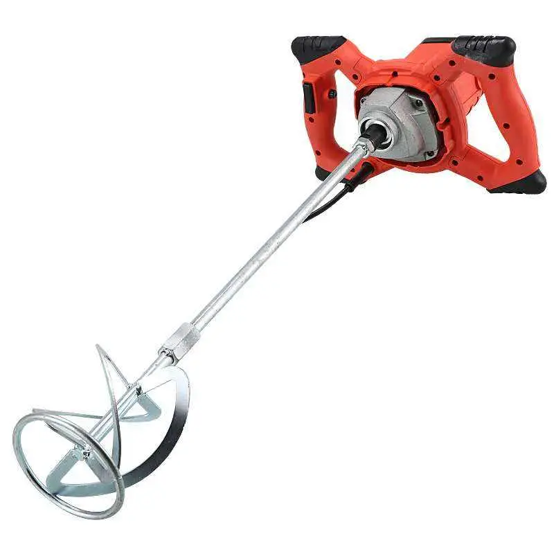 Handheld Electric Cement Mixer Suitable Mixing Mortar Concrete and Cement Slurry Mixer — view 1