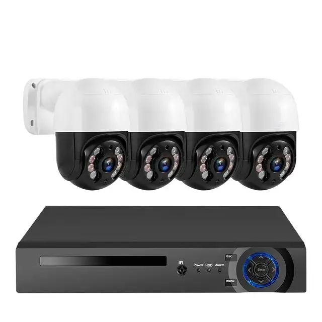 XMEye VMS 8MP 8CH POE PTZ CCTV Camera H.265 IP66 2k 4k Ai Smart Ip POE PTZ Security Camera System 4MP POE PTZ Cctv Camera Kit — image 3