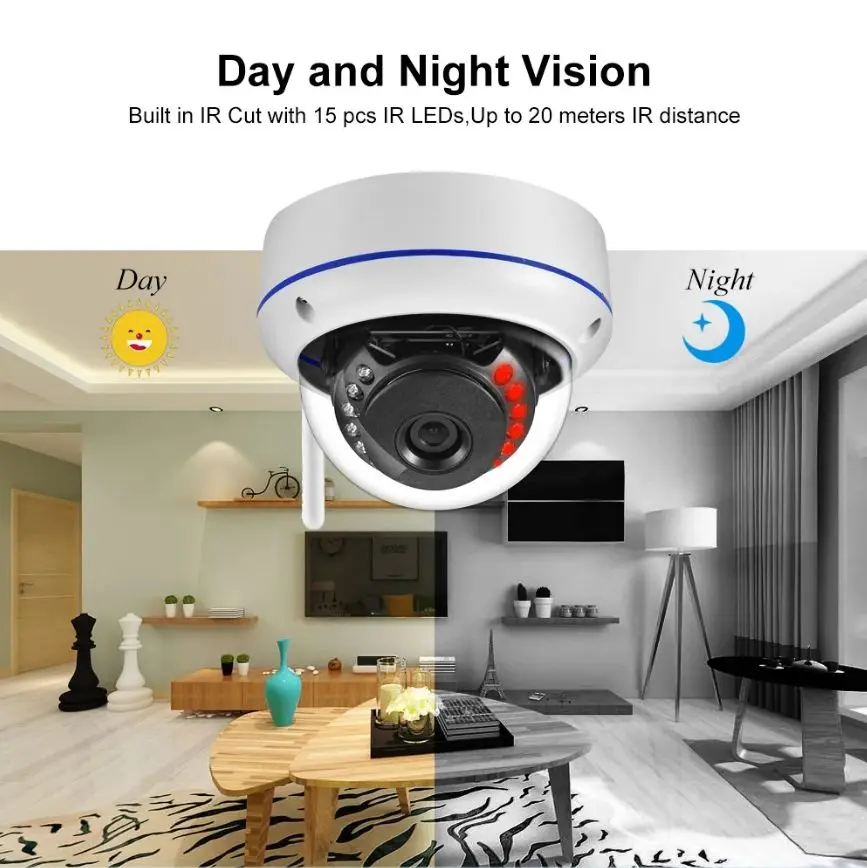 ICsee 3MP 8CH Indoor Wireless Dome Security Camera System 4CH Wireless CCTV System Nvr Kit 4CH Wifi Security Dome Camera Kit — image 3