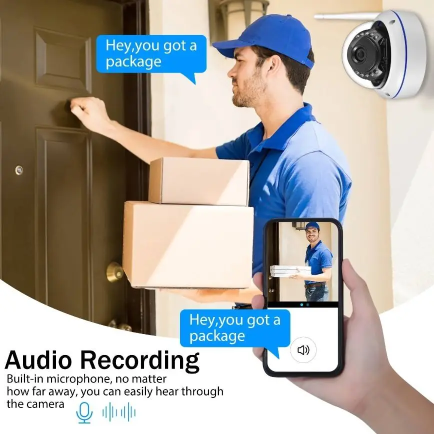 ICsee 3MP 8CH Indoor Wireless Dome Security Camera System 4CH Wireless CCTV System Nvr Kit 4CH Wifi Security Dome Camera Kit — image 6