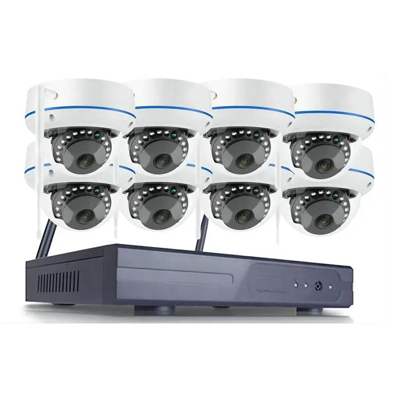 EseeCloud 3MP 5MP 8CH Indoor Outdoor Wifi Camera Kit System 8CH Wifi Nvr Kit Cctv Indoor Dome Wireless Security Camera S — view 1