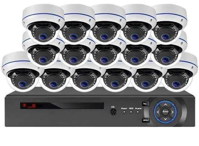 Xmeye 8MP 5MP 32CH Dome POE Security Camera System H.265 Two Way Audio 4K 8CH POE NVR CCTV Camera Kit Night Vision — image 3
