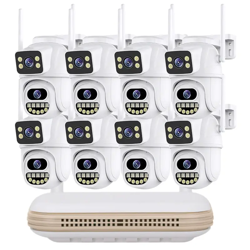 ICsee 8CH 6MP WiFi PTZ Security Camera System with 4CH Dual Lens NVR Two-Way Audio Outdoor IP66 Waterproof CCTV Kit — image 4