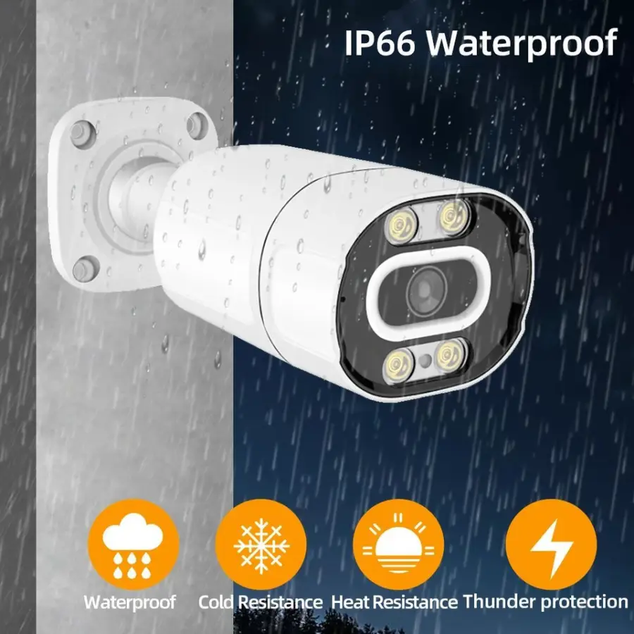 ICsee Outdoor POE Network Camera Kit 4MP 8MP 8ch with Two-Way Audio 4ch Security POE CCTV Night Vision Function NVR PTZ System — image 5