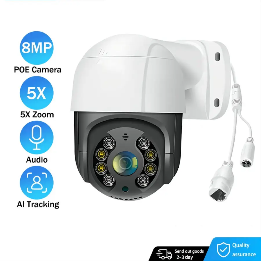 Xmeye 32CH NVR Kit 4K PTZ Cctv Camera System 8MP POE Security Camera System Detected Two Way Audio Ip66 H265 Poe Ip Camera Kit — image 5