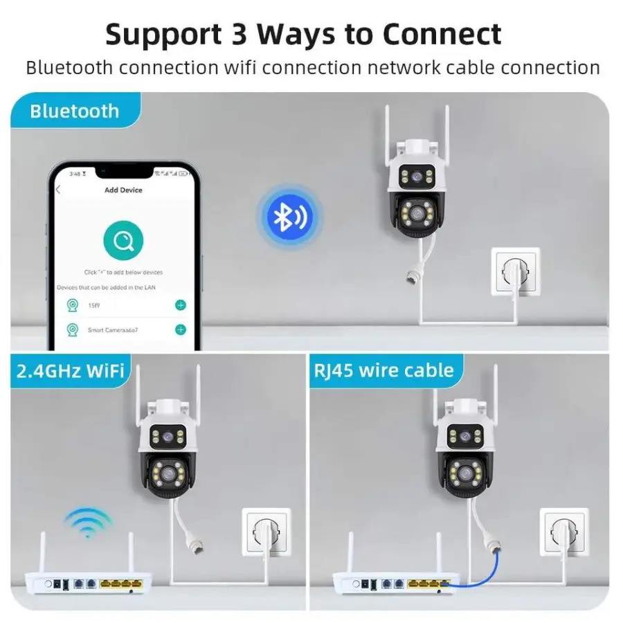 Icsee Xmeye 6MP 8CH Wireless Home Security Camera System Wifi Ptz Network Wireless Nvr Kit Home System Cctv Camera Kit System — image 5