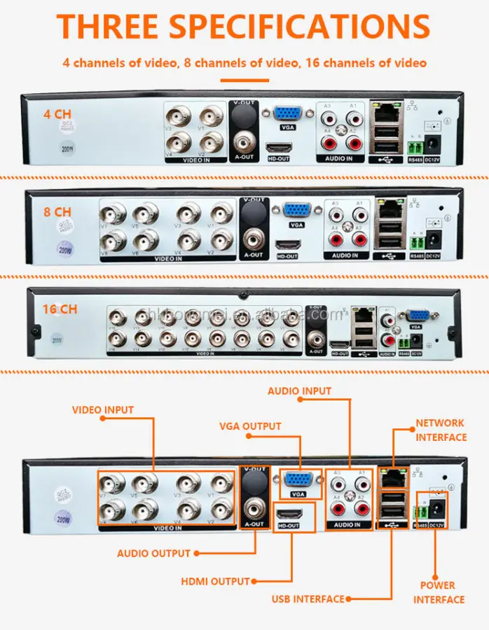 XMEYE 8MP 5MP 2MP CCTV Security Kit 4CH 8CH 16CH AHD CCTV Camera AHD DVR Kit Home Security System Kit Security Camera System — image 4