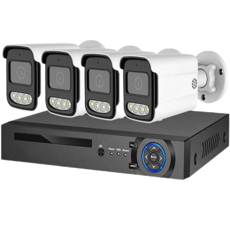 ICsee Vms 8CH POE IP Camera Kit with H.265 4K Resolution AI Smart Night Vision HDD Storage Home Security CCTV System — view 2