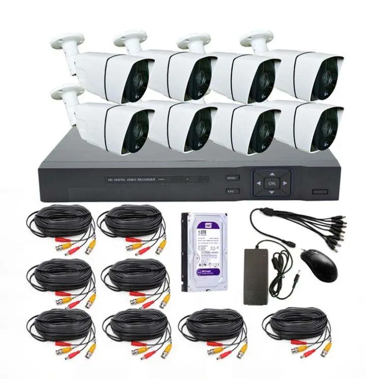 XMEYE 8MP 5MP 2MP CCTV Security Kit 4CH 8CH CCTV Camera AHD DVR Kit Home Security System Kit Security Camera System — view 1