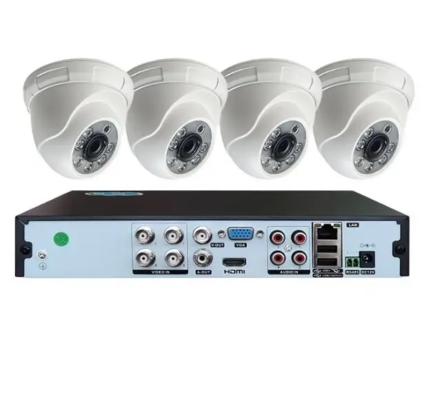 Xmeye VMS Indoor 4ch 2MP 5MP AHD Analog Camera AHD CCTV System H.265 Bullet Dvr Kit Security System Analog AHD Camera Ki — view 1