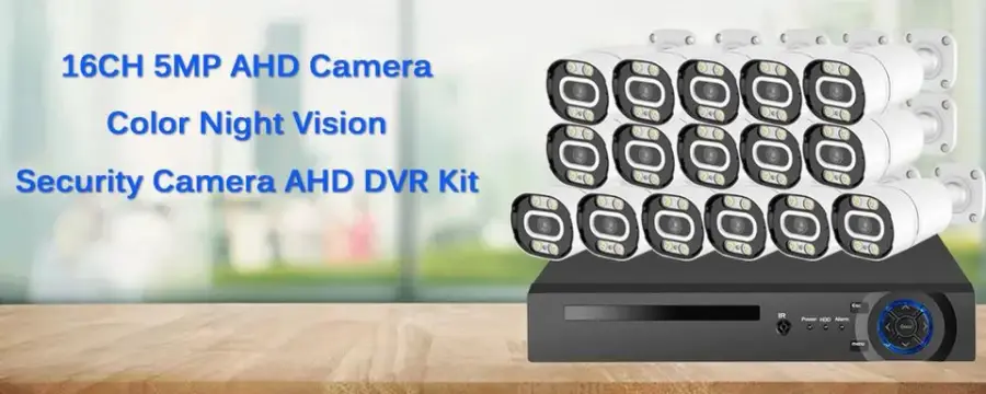 2mp 5mp Outdoor 16CH AHD Security Camera Kit 4k 16ch Ahd BULLET Dvr Kit CAMERA Dvr Kit 2mp 16Channel AHD Cctv Camera System — image 3