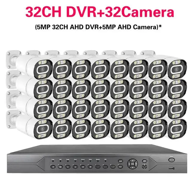 APP Xmeye 2mp 5MP 32Ch AHD DVR Kit HD Camera Kit4k Ahd Dvr KiT Surveillance Camera Dvr Kit 2mp 32Channel AHD Cctv Camera System — image 3