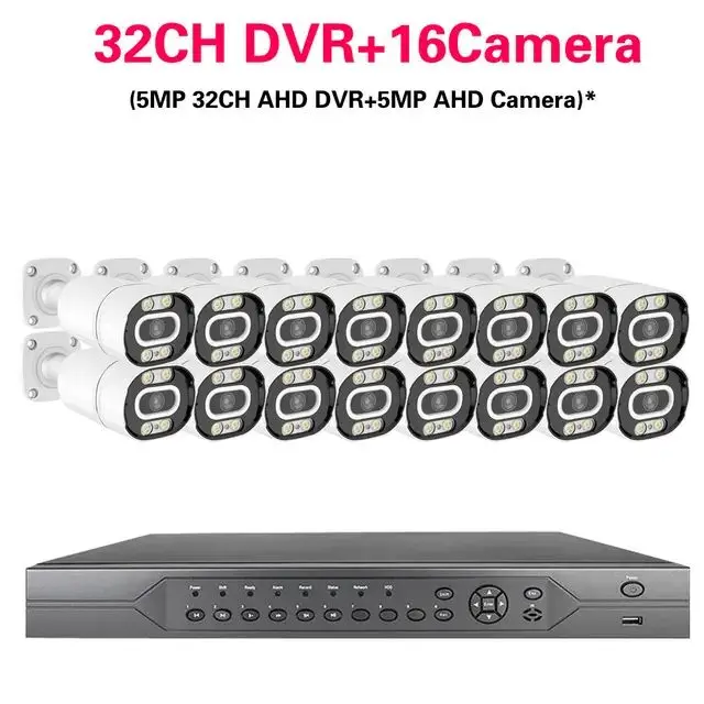 APP Xmeye 2mp 5MP 32Ch AHD DVR Kit HD Camera Kit4k Ahd Dvr KiT Surveillance Camera Dvr Kit 2mp 32Channel AHD Cctv Camera System — image 5
