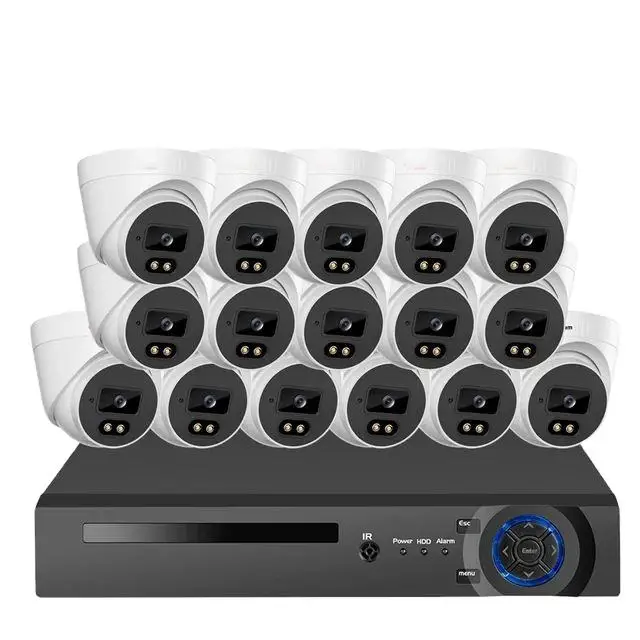 2MP 8MP 5MP 16ch Indoor AHD Analog Camera Surveillance 16ch Dome AHD Camera Kit Dome Security Cctv System Analog AHD Cam — view 1