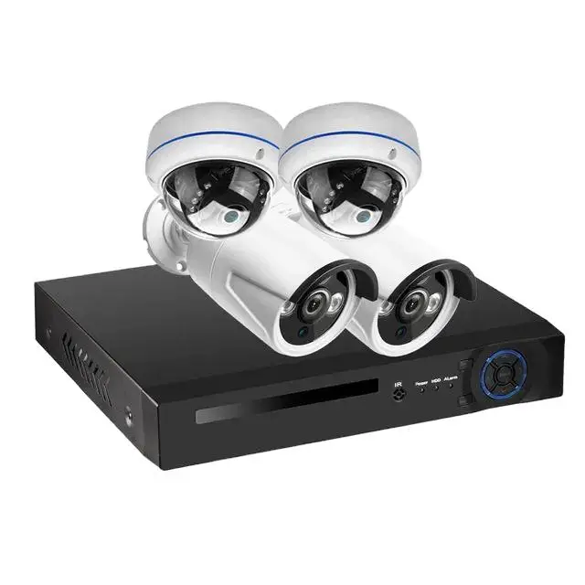 XMEye 4mp 5mp 8mp POE CCTV Camera Kit 2k 4k 4 8 16 Channel Ai Smart Hd Ip POE Camera Nvr Kit Home Security Cctv Camera S — view 1