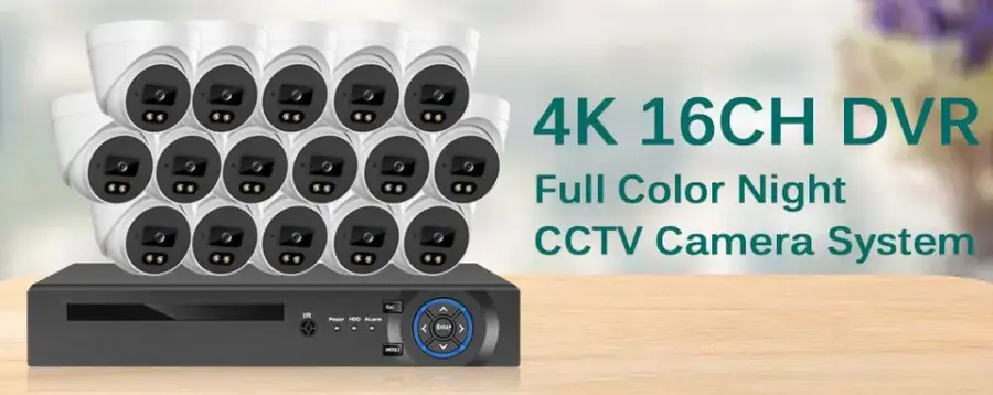 2MP 8MP 5MP 16ch Indoor AHD Analog Camera Surveillance 16ch Dome AHD Camera Kit Dome Security Cctv System Analog AHD Camera Kit — image 4