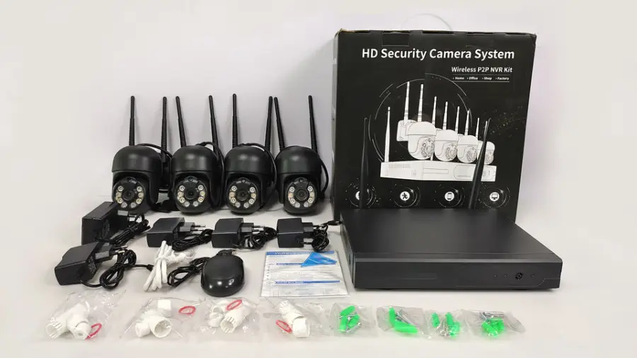 EseeCloud 4CH Wifi Nvr Camera Kit 5MP Network 3MP Outdoor WiFi NVR Camera Kit NTR CCTV PTZ Wireless Security Camera System — image 3