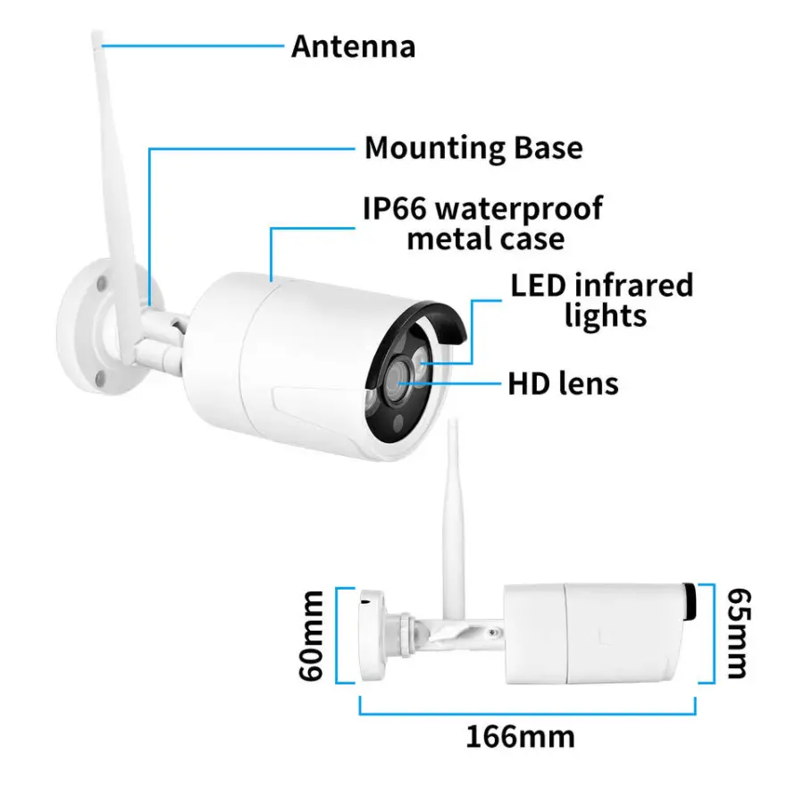 Icsee VMS Surveillance Wireless CCTV System 4ch 8ch Cctv Wifi Camera Dvr Kit Hd 3MP 5MP CCTV Wireless Security Camera System — image 5