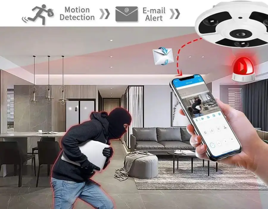 XMEye 4mp 5mp 8mp 4ch Panoramic POE Security Camera System Poe Cctv Fisheye IP Kit Ip 5MP 4ch POE Panoramic CCTV Camera System — image 5