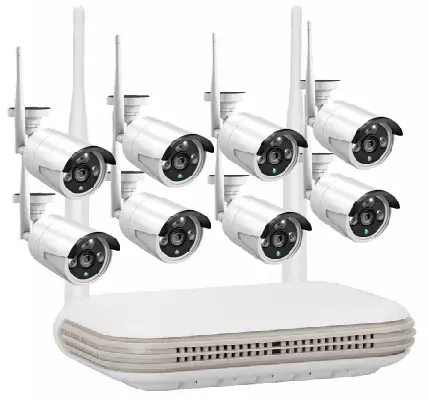 Icsee VMS Surveillance Wireless CCTV System 4ch 8ch Cctv Wifi Camera Dvr Kit Hd 3MP 5MP CCTV Wireless Security Camera Sy — view 1