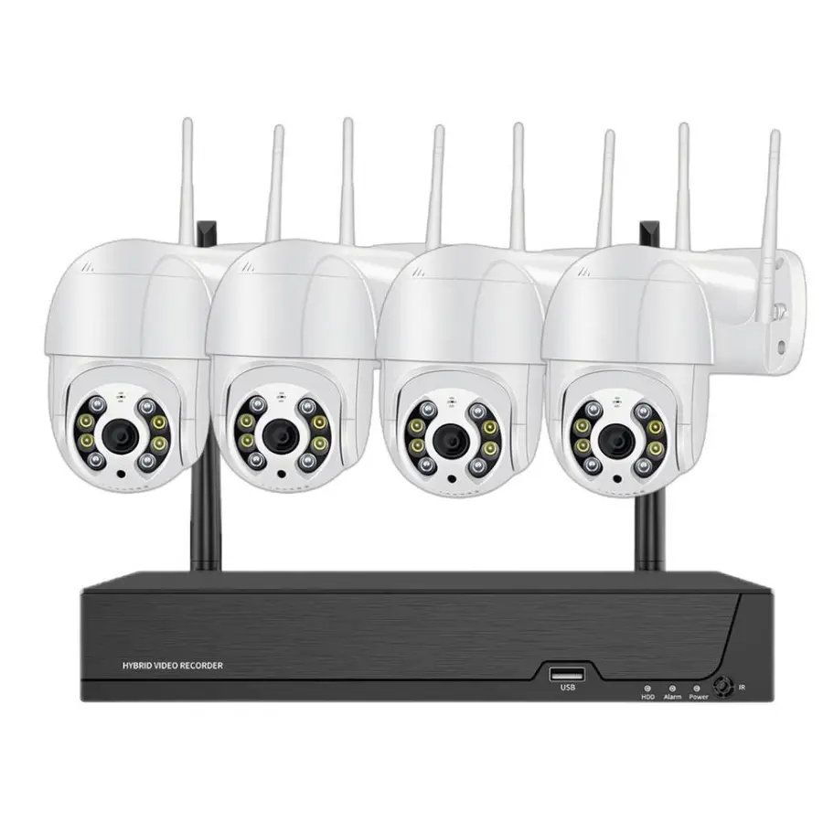 Promotion ICSEE 4MP Wireless PTZ CCTV System Kit 8CH Outdoor 4MP WiFi Camera 3MP NVR Two-Way Audio Night Vision Security Camera — image 3