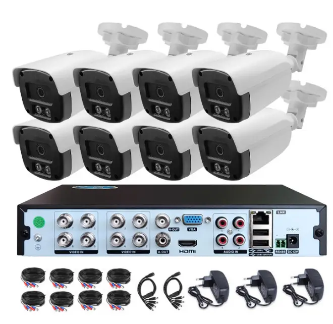 1080p 5MP Full Hd Home XMEYE AHD Camera Security Cctv System 4ch 8ch Outdoor Bullet Camera Dvr Kit Combo Cctv Camera Kit — image 3