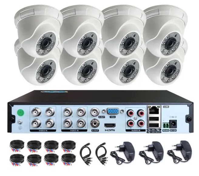 1080p 5MP Full Hd Home XMEYE AHD Camera Security Cctv System 4ch 8ch Outdoor Bullet Camera Dvr Kit Combo Cctv Camera Kit — image 4