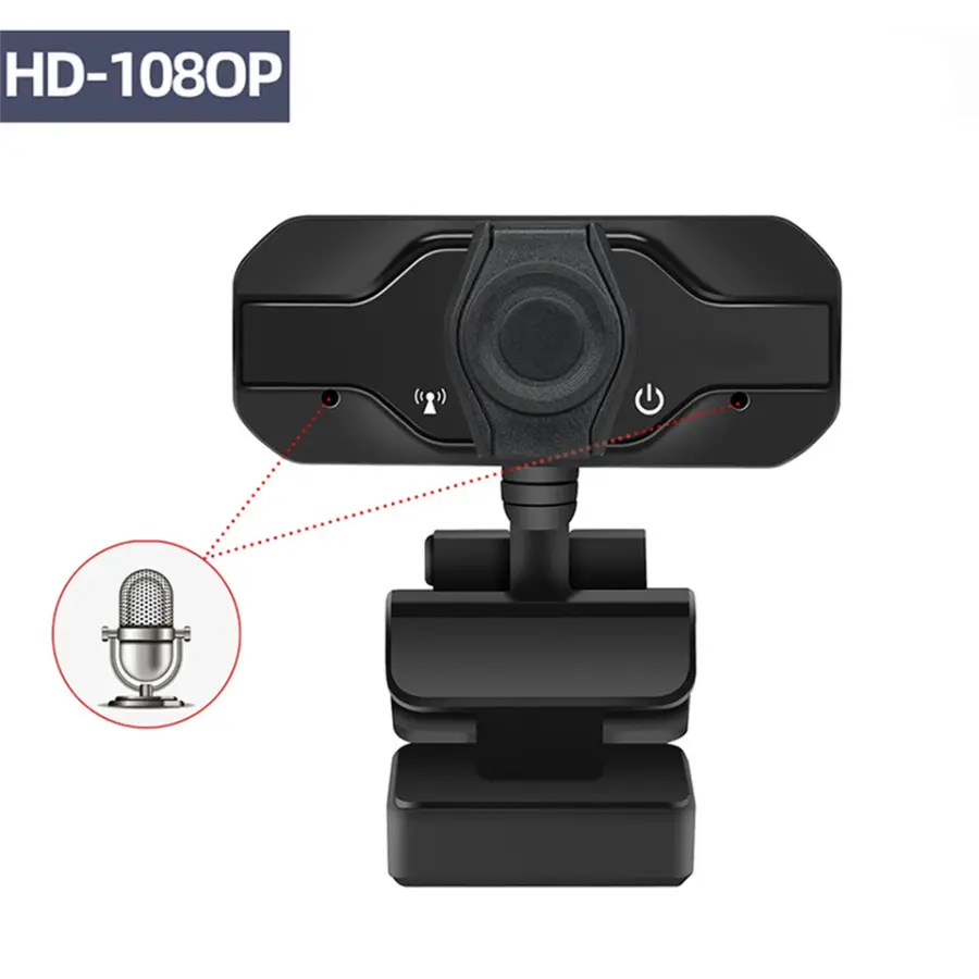 4 Mega Pixel 2K Skype Wechat Online Video Calling USB Free Chat Cover Logo Android TVBox Webcam — view 1