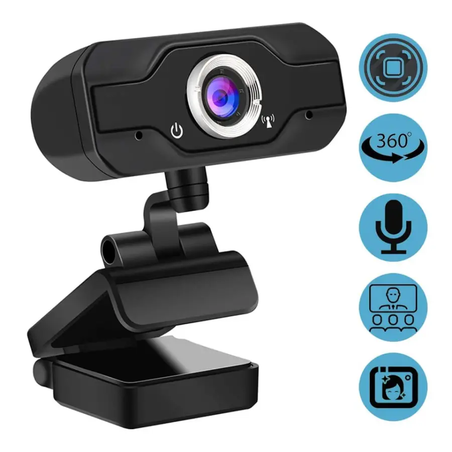 4 Mega Pixel 2K Skype Wechat Online Video Calling USB Free Chat Cover Logo Android TVBox Webcam — image 4