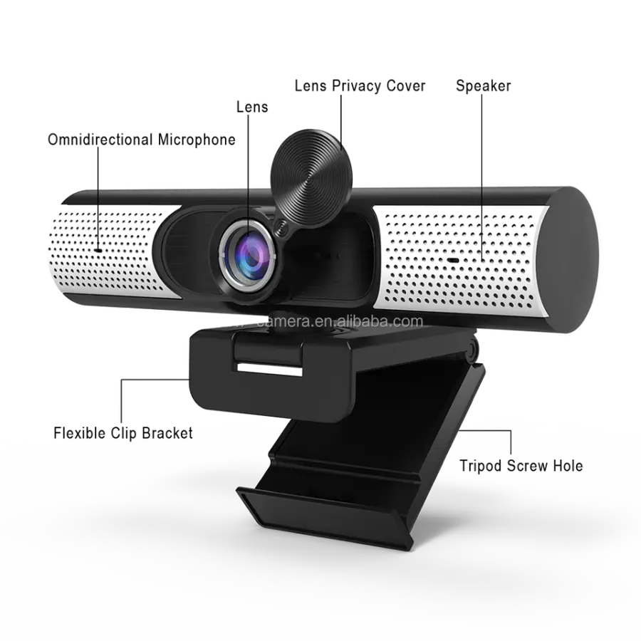 Original Factory Wholesale Built-in Speaker Mic Free Driver USB Web Camera 1080P Live Broadcast HD WebCam for Online Tea — view 1